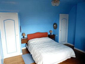 chambre bleue